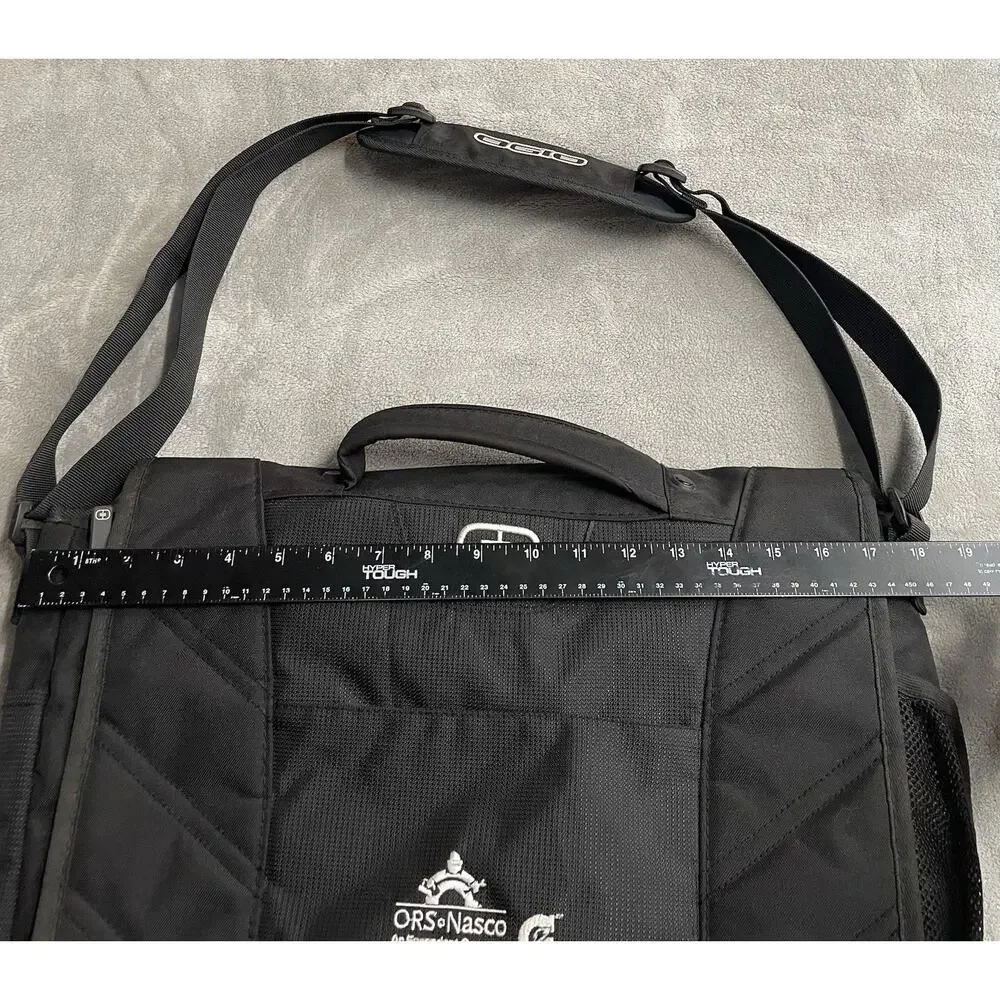OGIO Shoulder Messenger Laptop Computer Bag 18”x 13” Black EUC